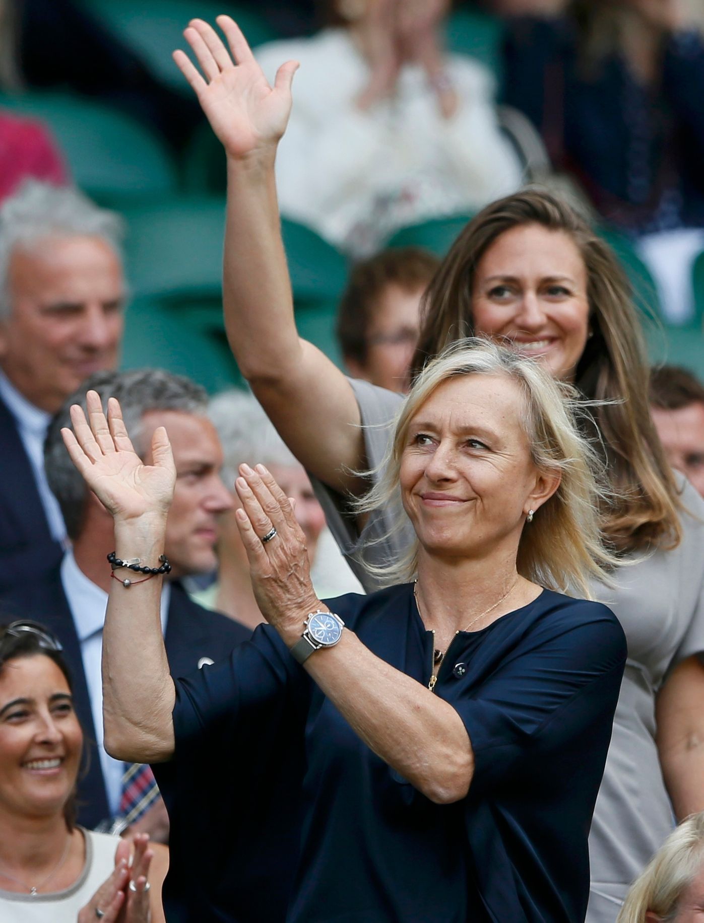 Wimbledon: Martina Navrátilová na zápase Sereny Williamsové a Čeng Ťie