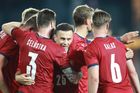 Čeští fotbalisté na závěr přípravy před Eurem udolali houževnaté Albánce