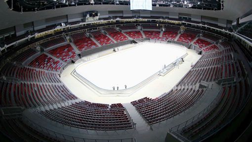 Ice Dome, zimní stadion, kde se bude hrát olympijský turnaj na olympiádě v Soči 2014