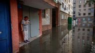 ukrajina nová kachovka přehrada záplavy