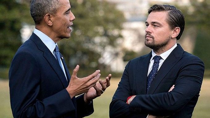 DiCaprio mluví s Obamou v dokumentu o globálním oteplováním