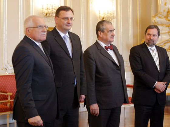 Na čem se shodla koalice Lídři koalice u prezidenta Klause
