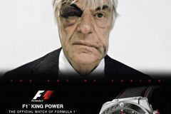 Tak vypadá zmlácený šéf F1. Ecclestone v reklamě