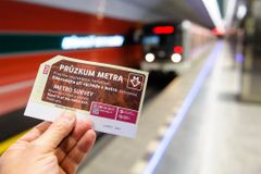 Pražské metro v přepravilo během dne téměř 1,3 milionu cestujících, ukázal přepravní průzkum