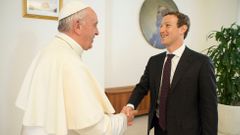 Mark Zuckerberg papež František Facebook