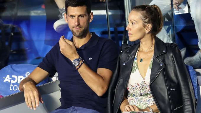 Novak Djokovič a jeho žena Jelena na Adria Tour 2020