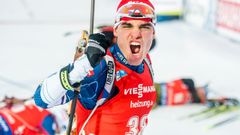 Fourcadových chyb využili Rusové, stíhačku vyhrál Babikov. Krčmář vystoupal až do Top 10