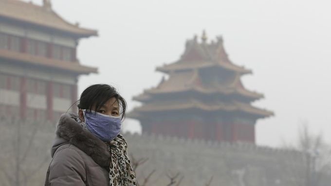 Smog v Číně.