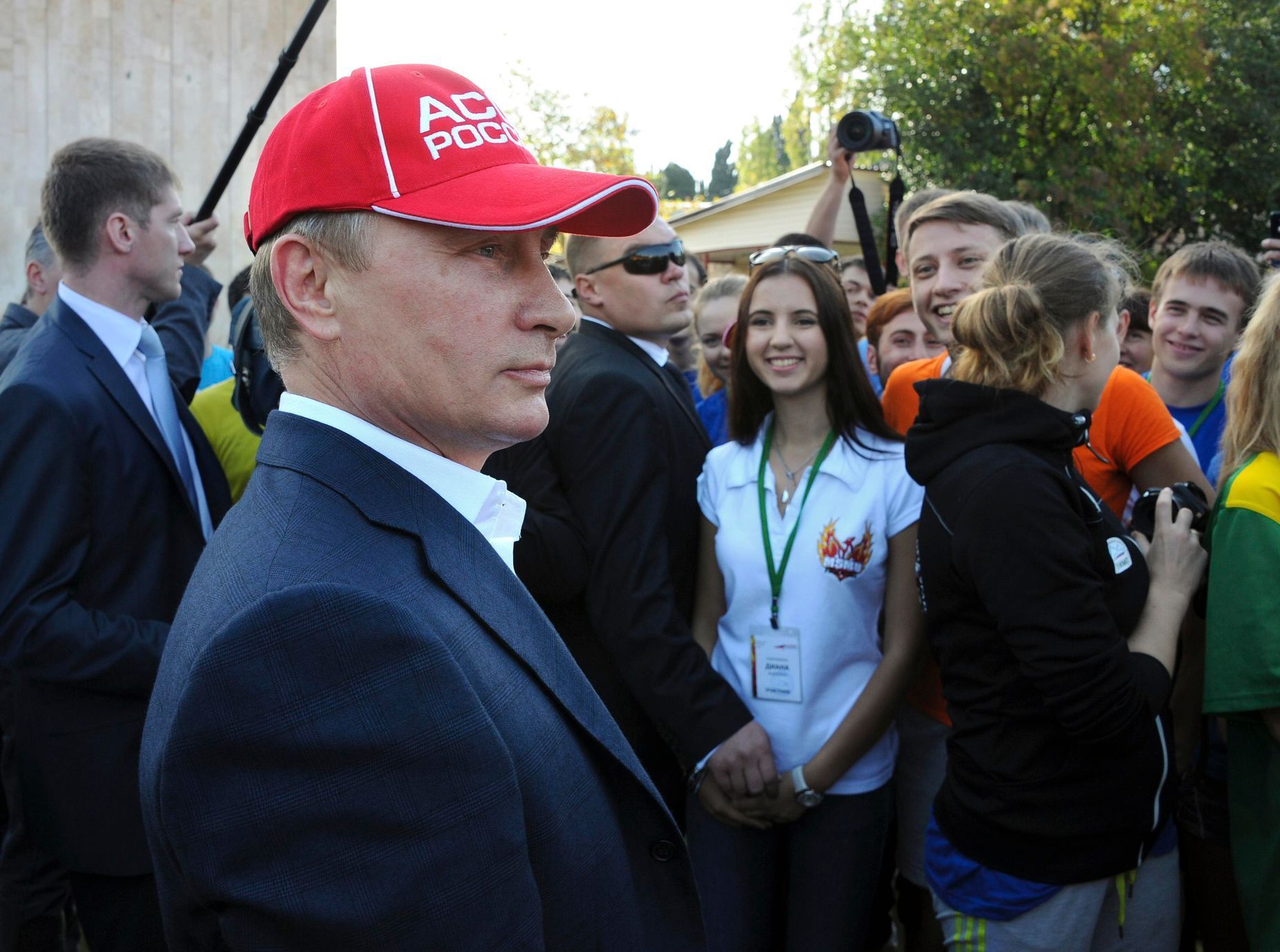 Vladimir Putin v Soči.