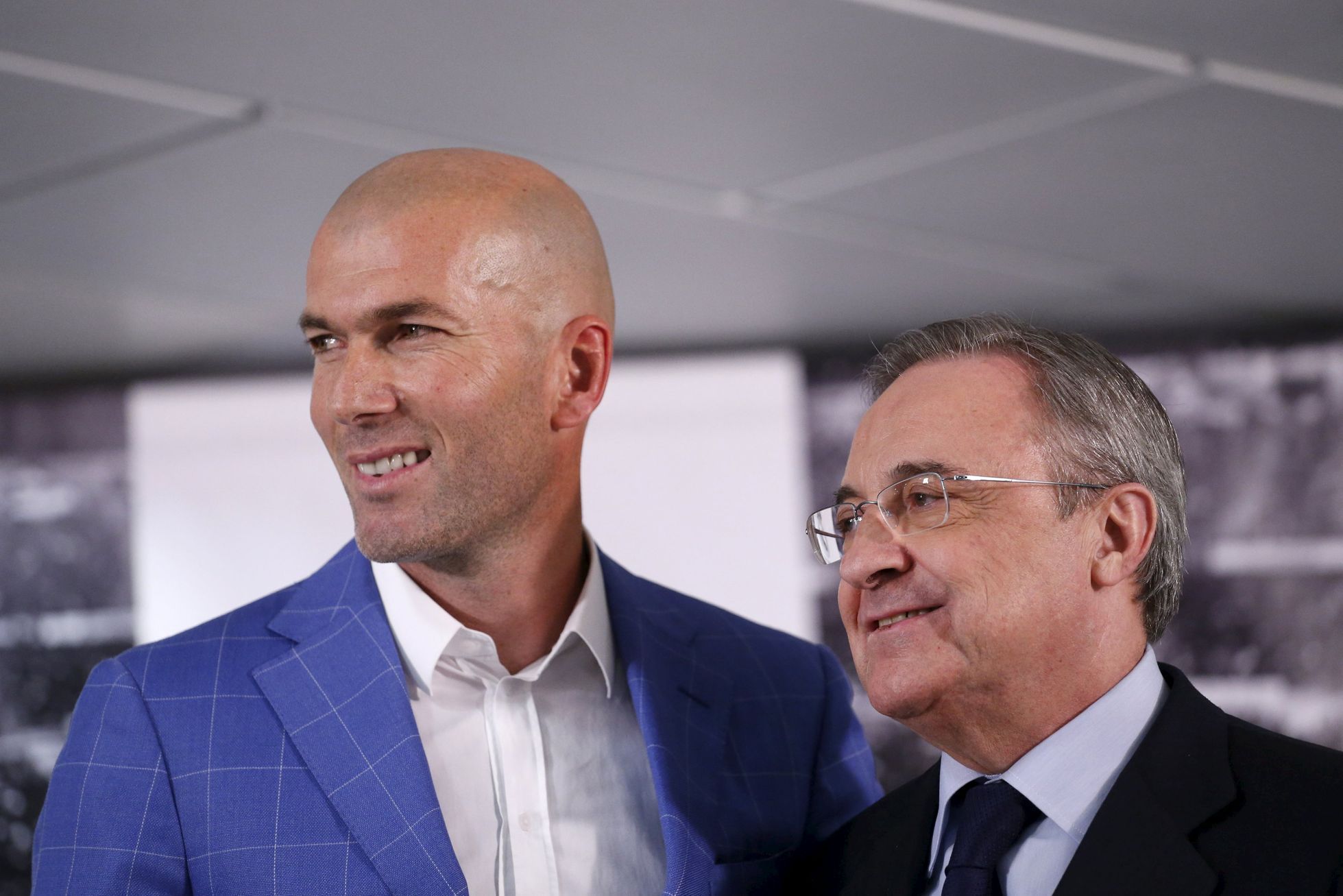 Zinedine Zidane a Florentino Perez