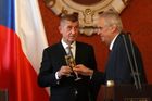 Babiš Zeman jmenování premiéra červen 2018