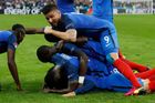 Pohádková jízda Islanďanů končí. Francie je smetla pěti góly a postoupila do semifinále Eura