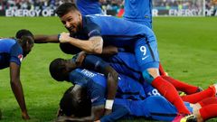 Euro 2016, Francie-Island: francouzská radost