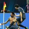 Fotbal, Liga mistrů, Paris St Germain - Valencie: Ezequiel Lavezzi a Javier Pastore
