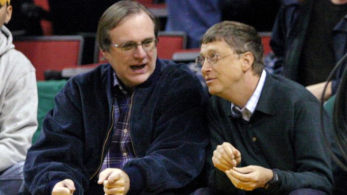 Paul Allen (vlevo) a Bill Gates.