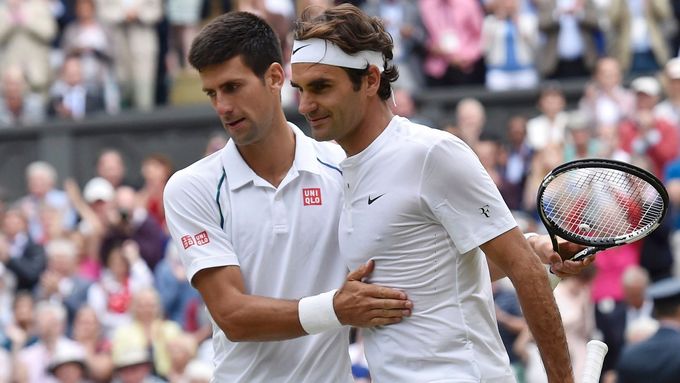 Roger Federer právě pogratuloval Novaku Djokovičovi.
