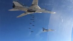 Rusko - Sýrie - bombardování