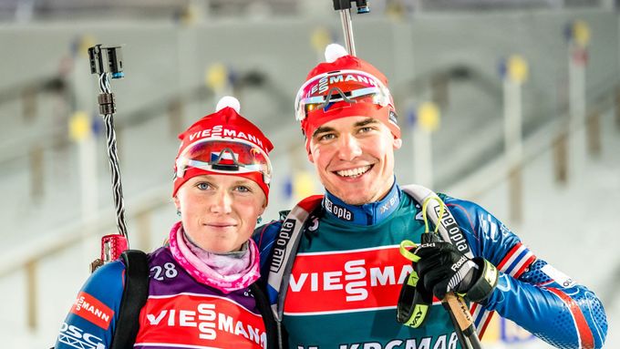 Eva Puskarčíková a Michal Krčmář stíhají vedle biatlonu i vysokou školu.