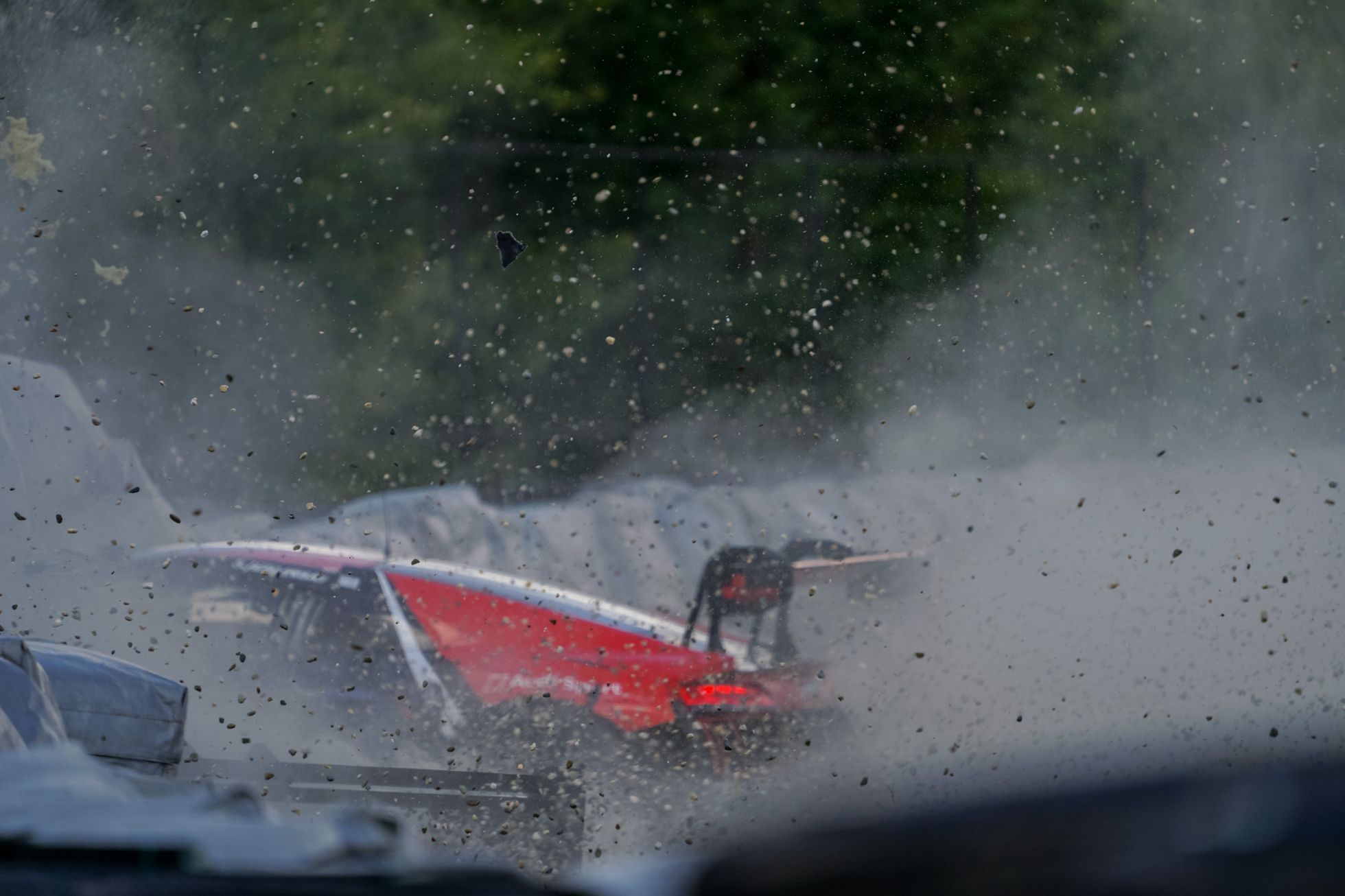 FIA CEZ, Brno 2018 - havárie po startu endurance