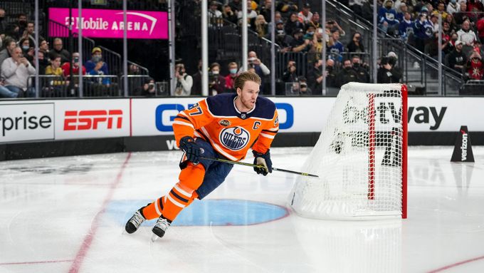 Connor McDavid při All Star Game 2022