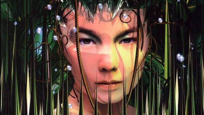 Björk v aplikaci k projektu Biophilia.