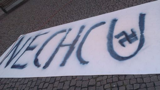 Protest proti neonacistům v Brně