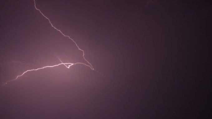 Večerní bouřka v Ostravě