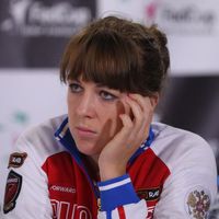 Anastasia Pavljučenkovová Rusky před finále Fed Cupu 2015