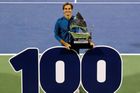 Federer se znovu zapsal do historie. V Dubaji získal jubilejní 100. turnajový titul