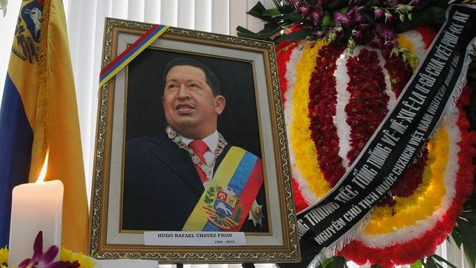 Loučení s Hugo Chávezem.