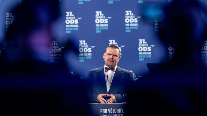 Ministr kultury Martin Baxa minulý víkend hovořil na volebním kongresu své strany ODS v Ostravě.