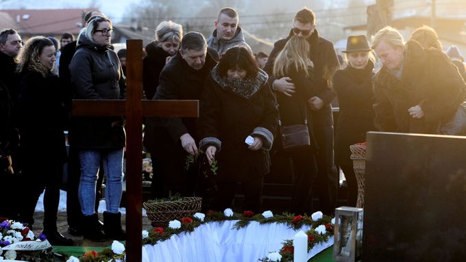 Pohřeb Jána Kuciaka.