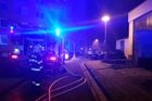 Při zásahu u požáru bývalé kotelny v Kroměříži objevili hasiči dva mrtvé muže