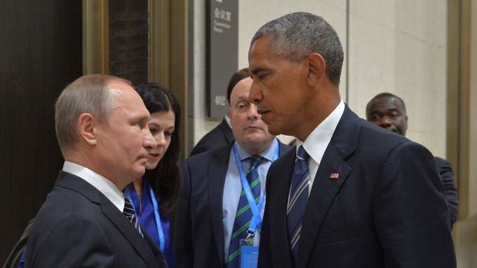 Vladimir Putin a Barack Obama na letošním summitu G20.