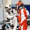 F1, VC Bahrajnu 2015: Lewis Hamilton, Mercedes a Kimi Räikkönen, Ferrari