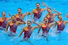 FOTO Krásné kreace tanečních týmů ve vodě