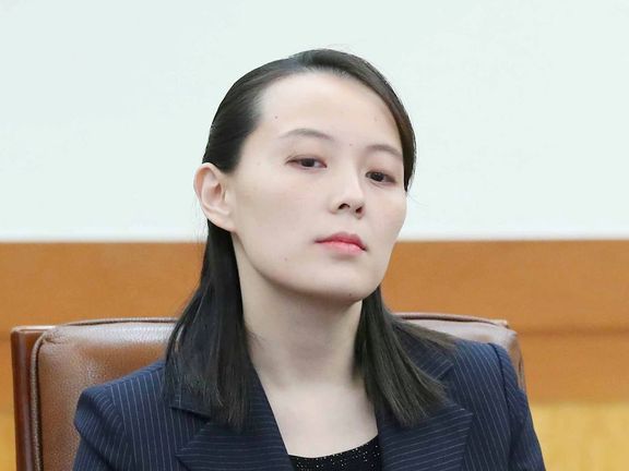 vůdcova sestra Kim Jo-čong.