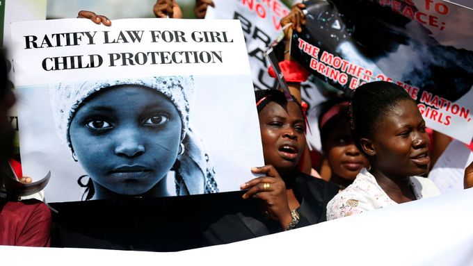 Únosy nigerijských dívek vyvolaly pobouření v celém světě.