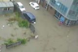 ... a záplavová vlna v ulicích Varny dosáhla až jednoho metru.