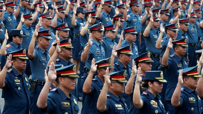 Filipínští policisté – ilustrační foto.