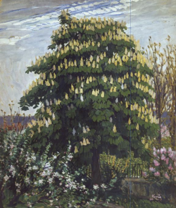 František Kupka: Kaštanovník v květu (1906).