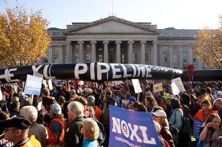 USA: protesty proti ropovodu Keystone XL