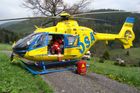 Policie: Pád vrtulníku na Olomoucku nezavinil nikdo cizí