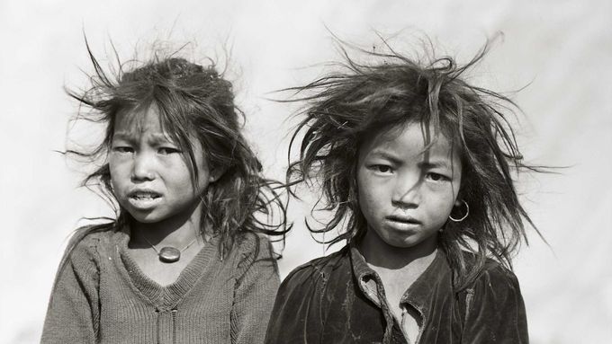 Snímek z výstavy Jaroslav Havlík - Lidé Nepálu a Tibetu.