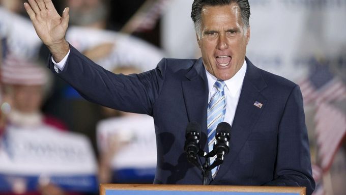 Kandidát na prezidenta USA Mitt Romney.