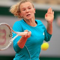 Kateřina Siniaková Kateřina Siniaková v osmifinále French Open 2019