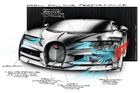 Jak se kreslí nejrychlejší auto světa? Prohlédněte si detailní návrhy designu Bugatti Chiron