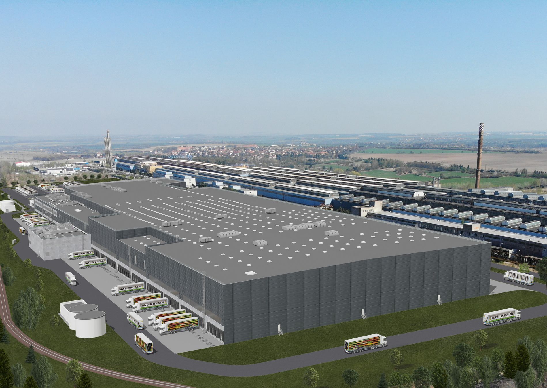 Lidl Buštěhrad nové logistické centrum