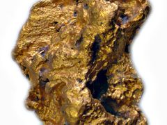 Zlatý nuget - zlato v jeho přírodní podobě