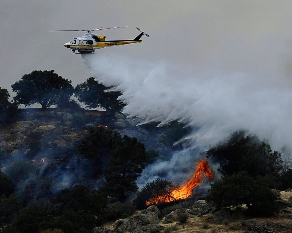 USA - Lesní požáry v Kalifornii